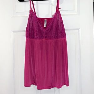pink sleep tank size 18/20